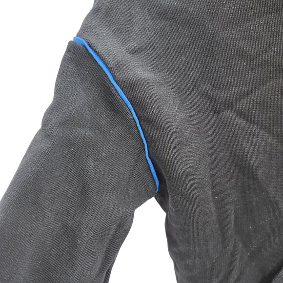 United Colors Of Benetton Black Hoodie With Colorful Accents & Kangaroo Pocket - Picture 7 of 7